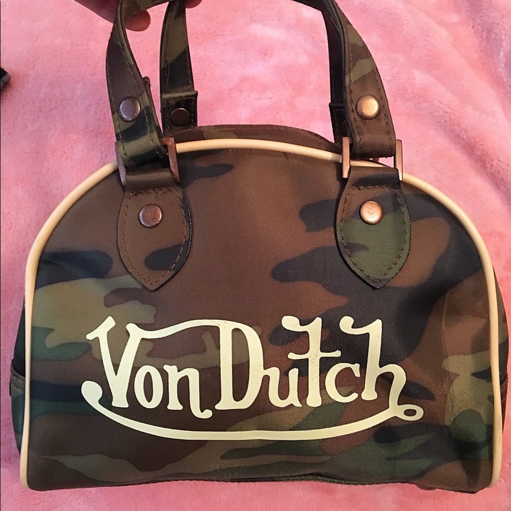 Von Dutch Camo Mini Tote 🐆